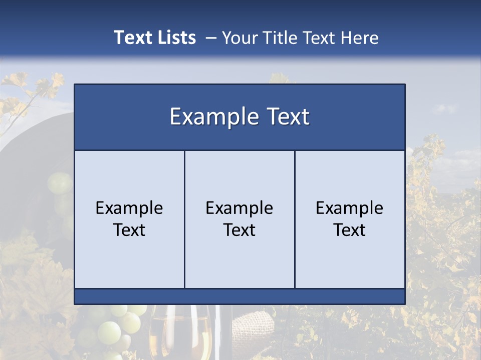 White Yard Sky PowerPoint Template
