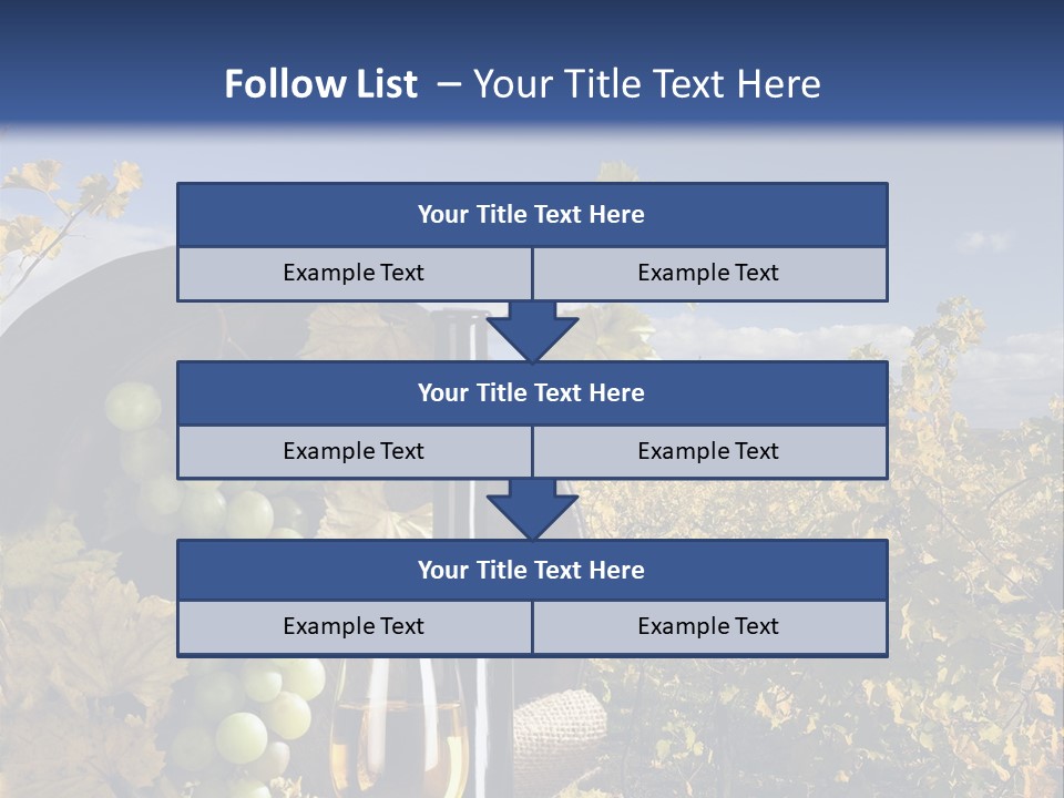 White Yard Sky PowerPoint Template