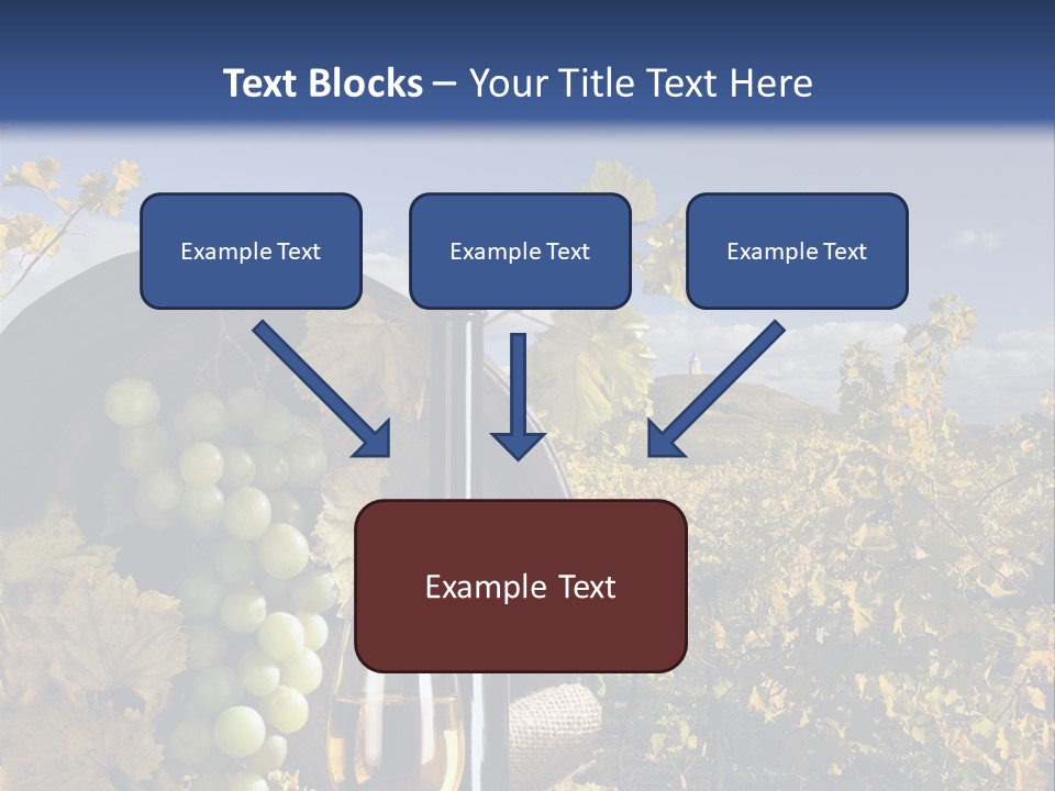 White Yard Sky PowerPoint Template