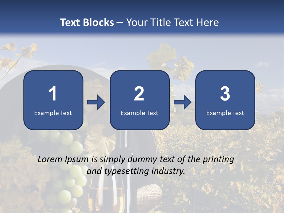 White Yard Sky PowerPoint Template