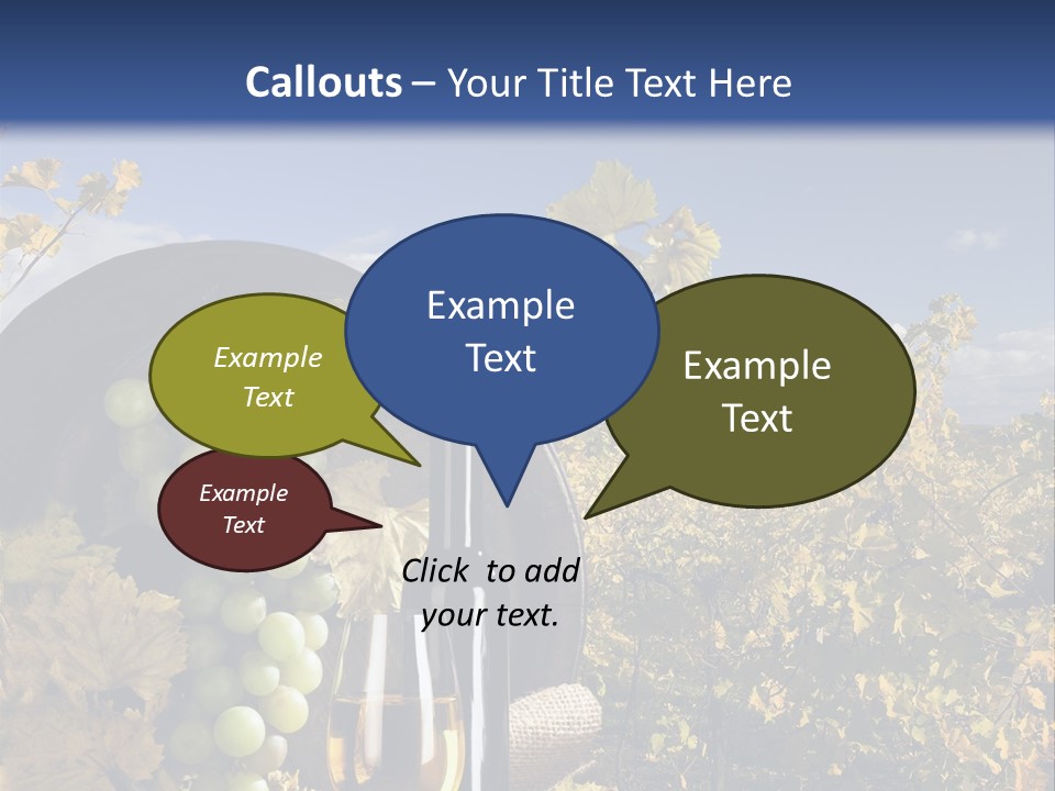 White Yard Sky PowerPoint Template