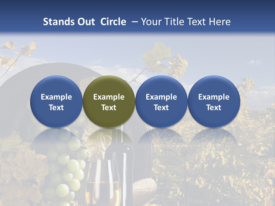 White Yard Sky PowerPoint Template