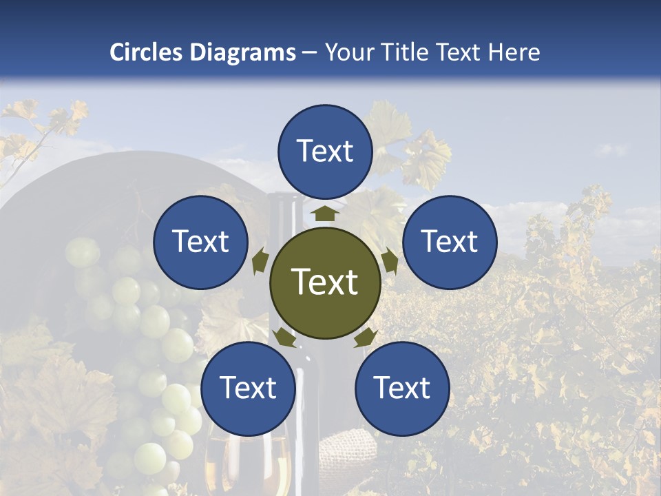 White Yard Sky PowerPoint Template