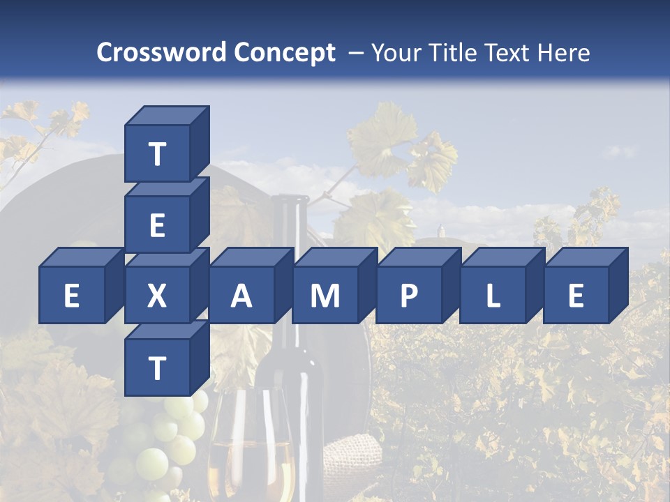 White Yard Sky PowerPoint Template