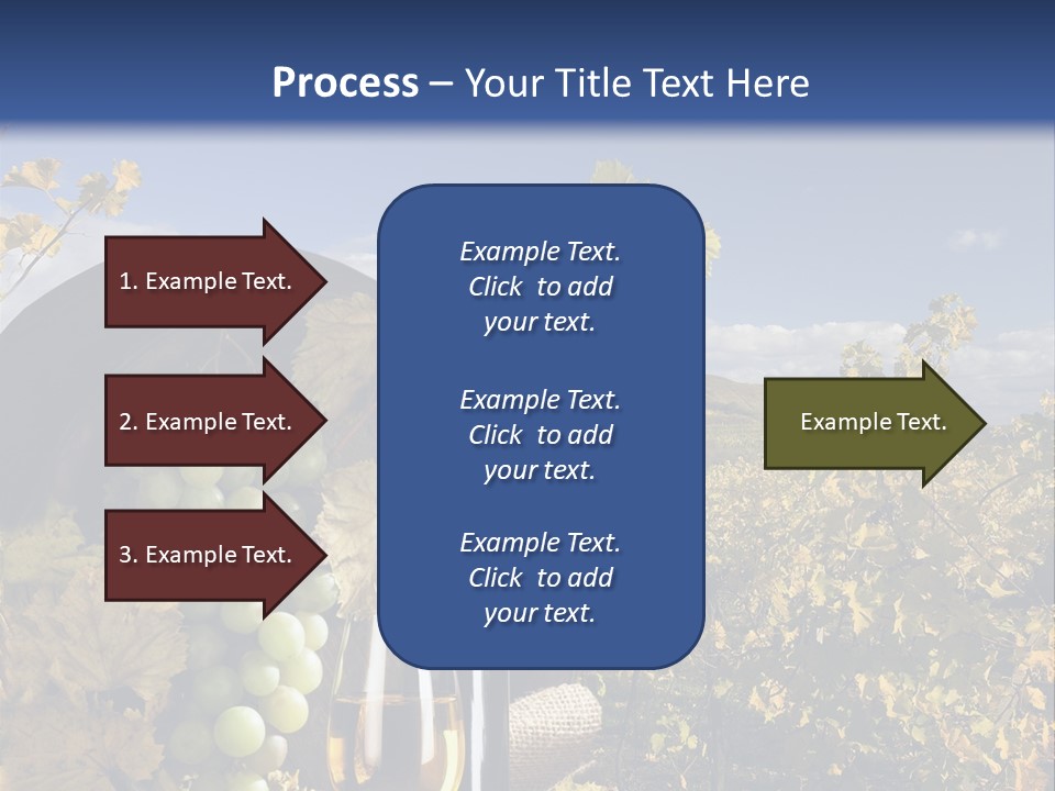 White Yard Sky PowerPoint Template