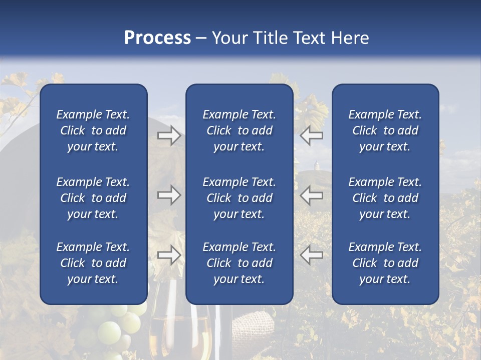 White Yard Sky PowerPoint Template