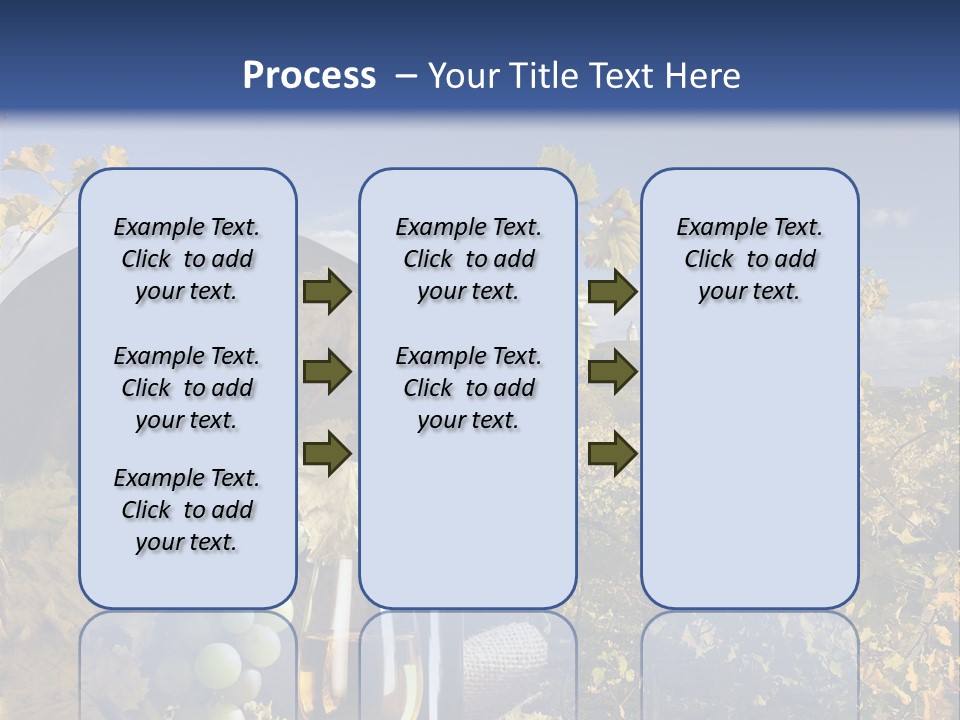 White Yard Sky PowerPoint Template