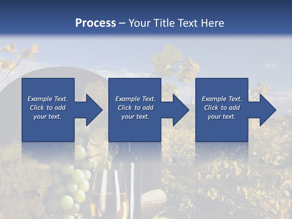 White Yard Sky PowerPoint Template