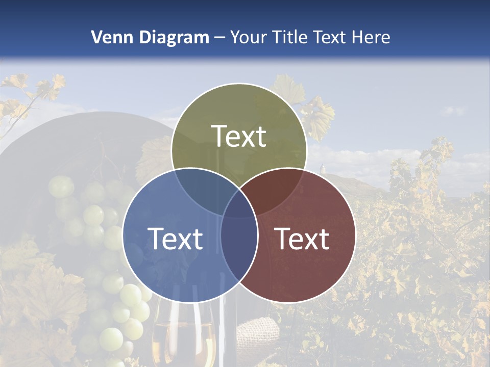 White Yard Sky PowerPoint Template