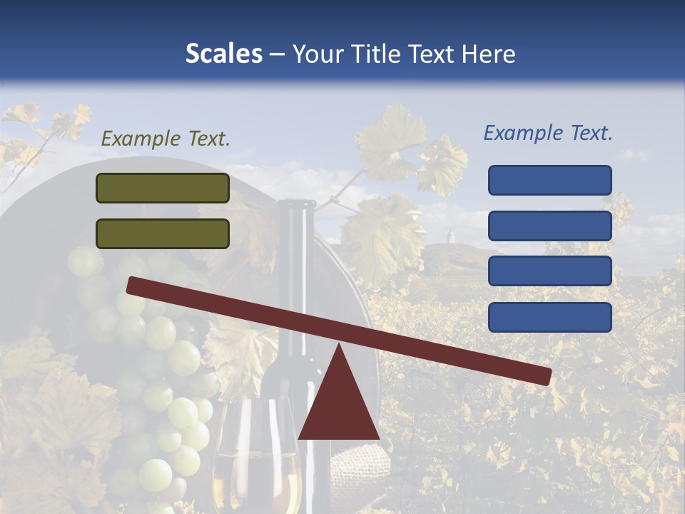 White Yard Sky PowerPoint Template