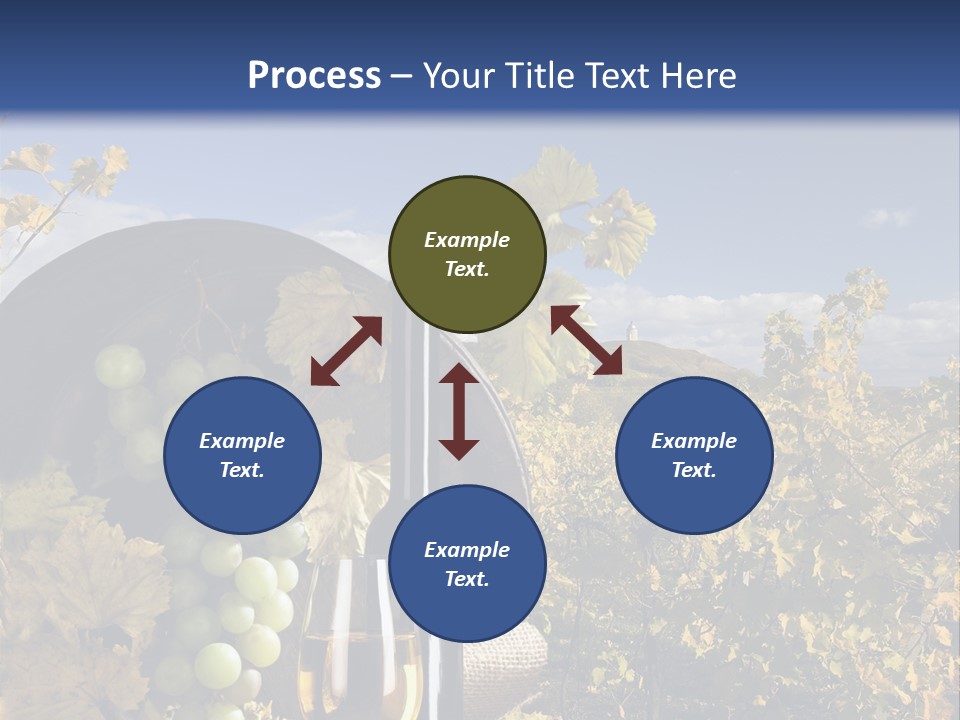 White Yard Sky PowerPoint Template