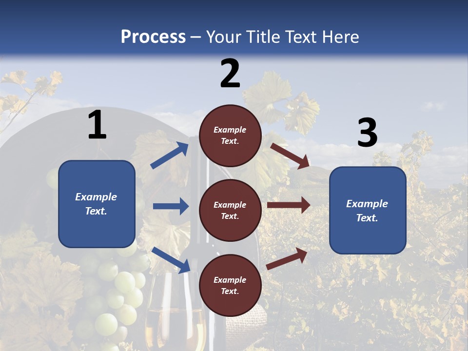 White Yard Sky PowerPoint Template