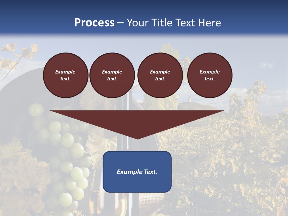 White Yard Sky PowerPoint Template