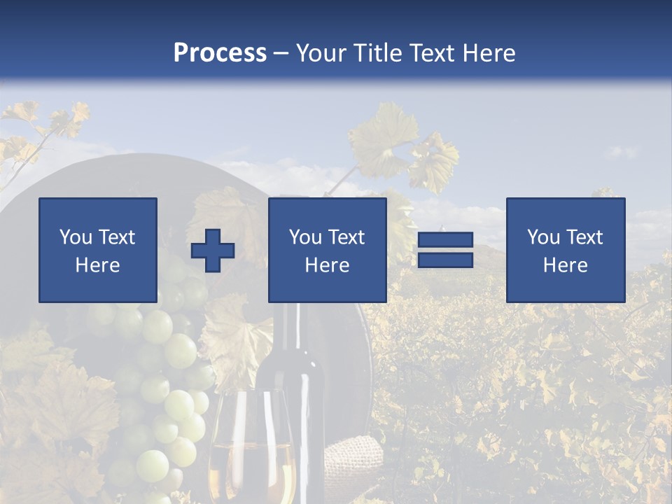 White Yard Sky PowerPoint Template