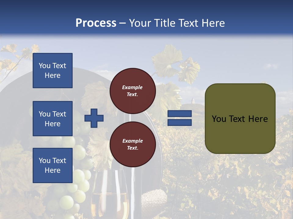 White Yard Sky PowerPoint Template