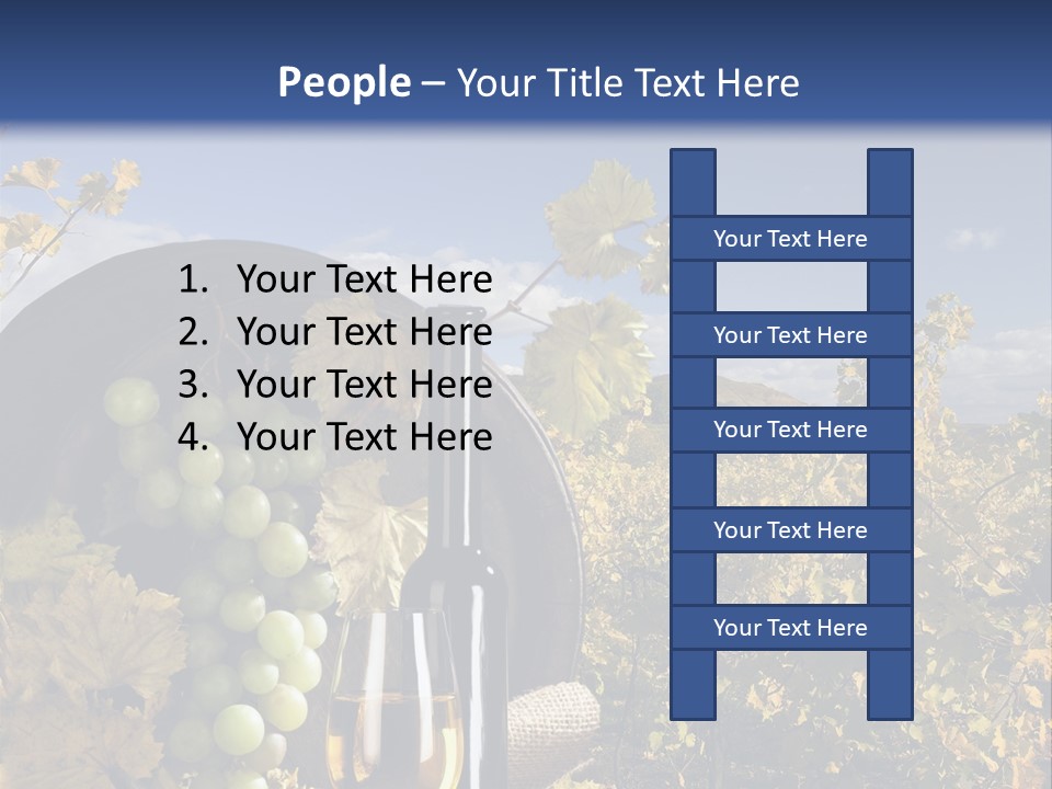 White Yard Sky PowerPoint Template