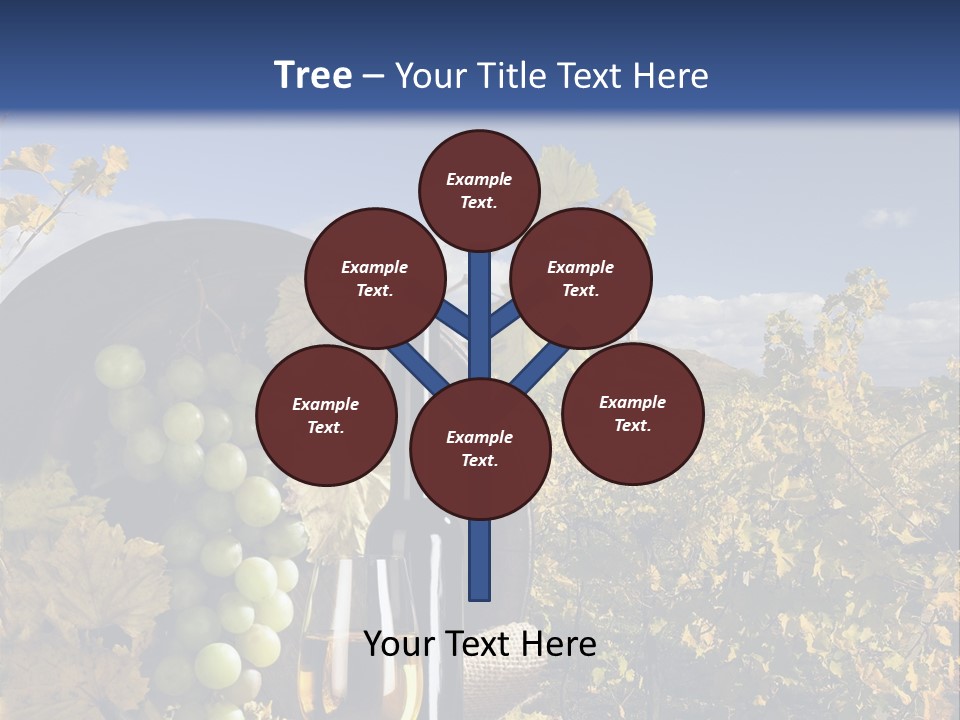 White Yard Sky PowerPoint Template