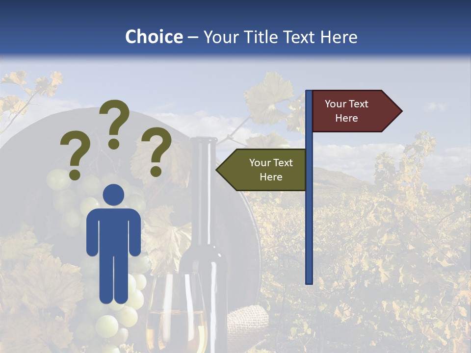 White Yard Sky PowerPoint Template