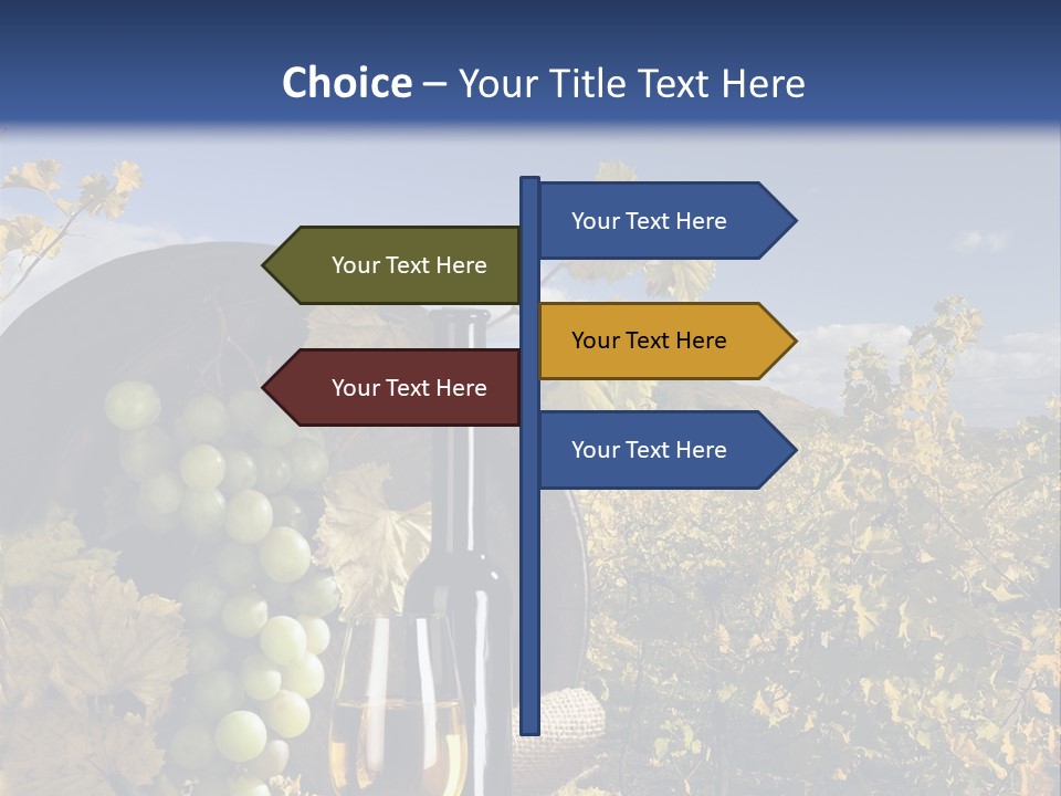 White Yard Sky PowerPoint Template