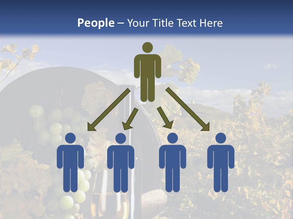 White Yard Sky PowerPoint Template