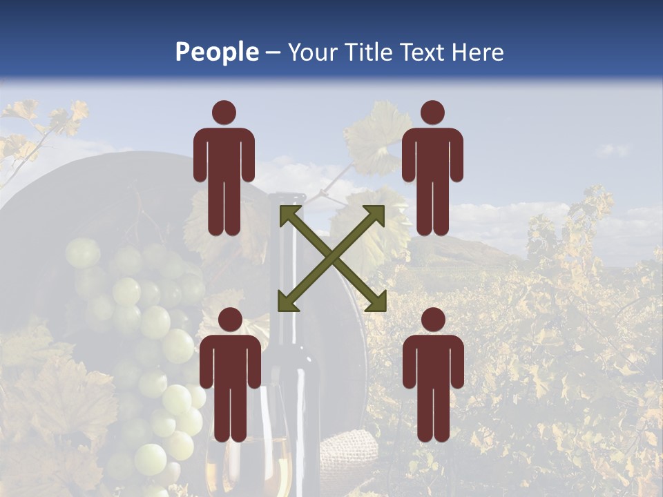 White Yard Sky PowerPoint Template