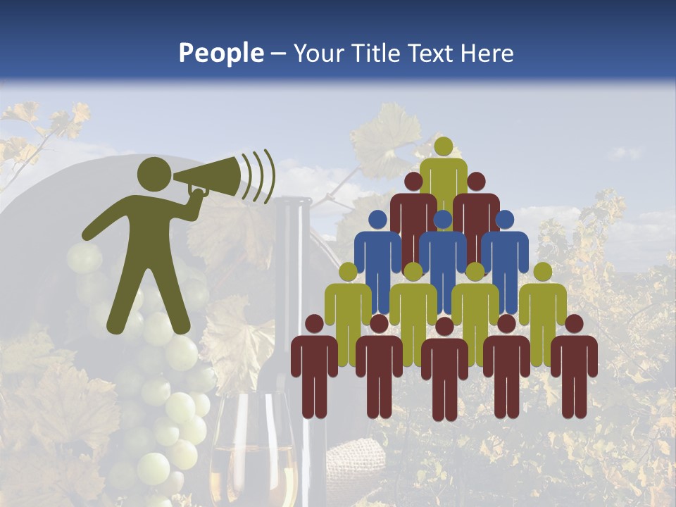 White Yard Sky PowerPoint Template