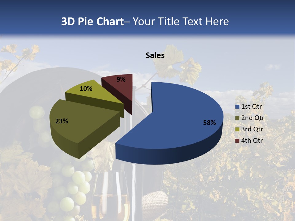 White Yard Sky PowerPoint Template