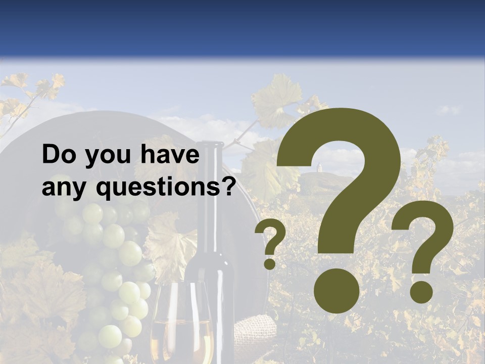 White Yard Sky PowerPoint Template