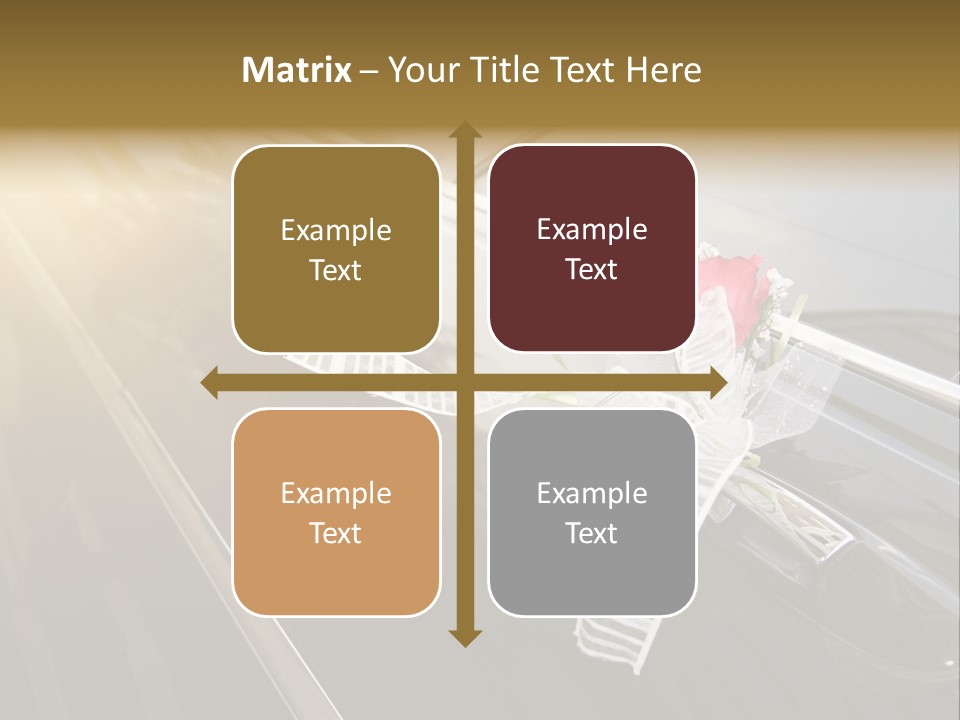 Rose Evening Door PowerPoint Template