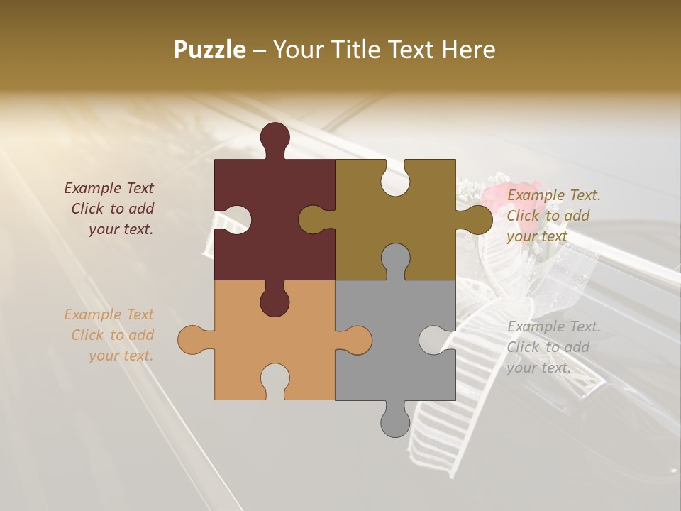 Rose Evening Door PowerPoint Template