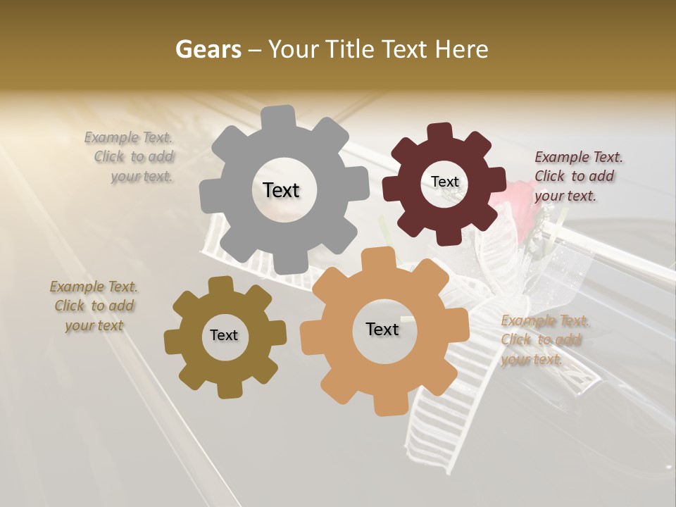 Rose Evening Door PowerPoint Template