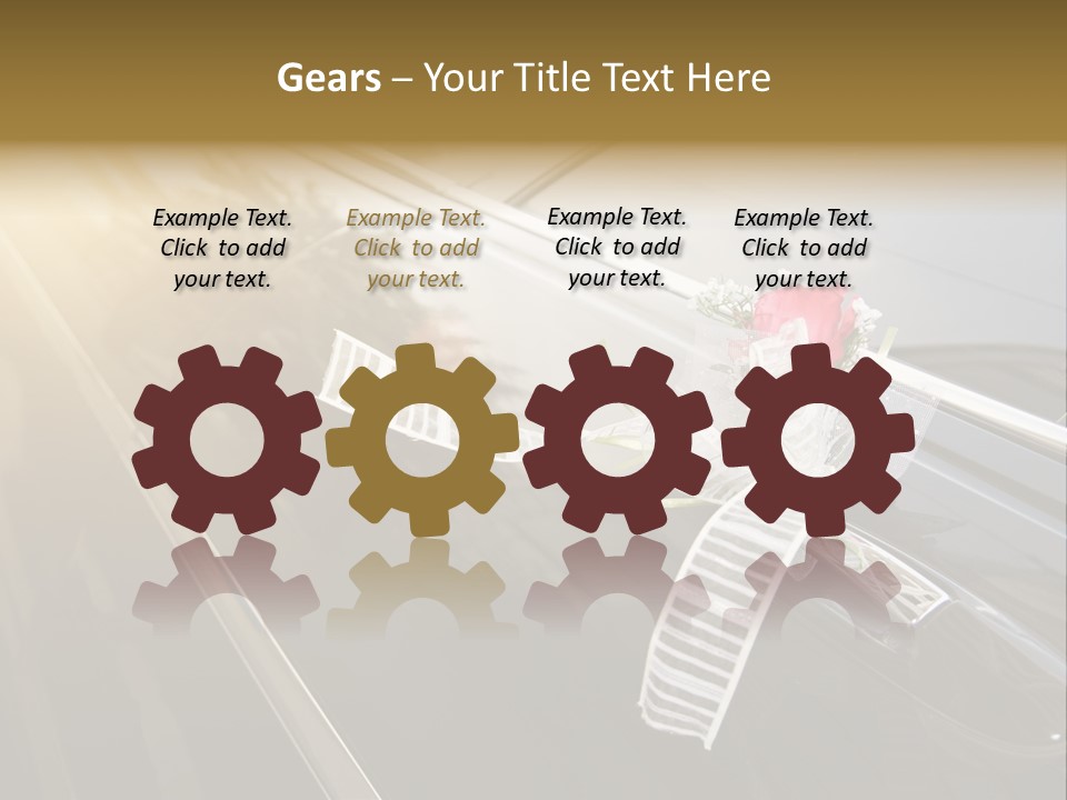 Rose Evening Door PowerPoint Template