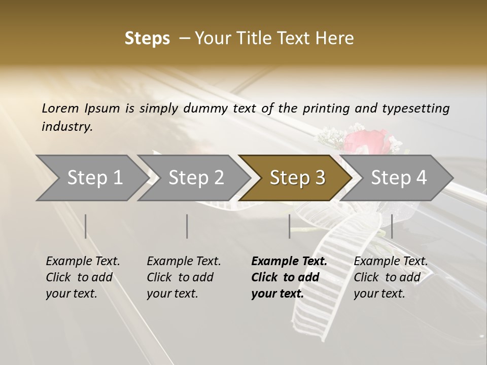 Rose Evening Door PowerPoint Template