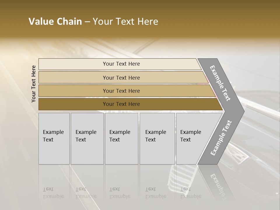 Rose Evening Door PowerPoint Template