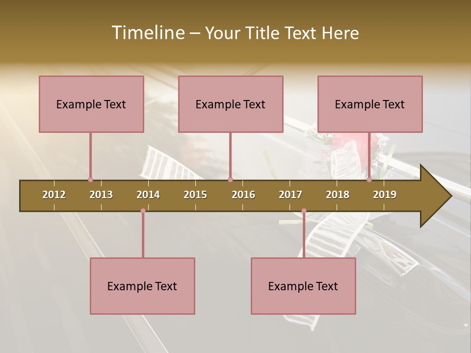 Rose Evening Door PowerPoint Template