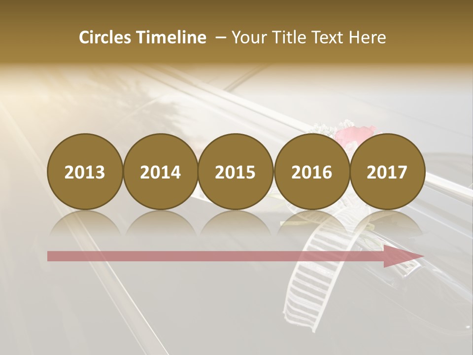 Rose Evening Door PowerPoint Template