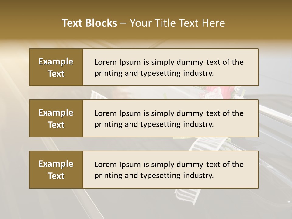 Rose Evening Door PowerPoint Template