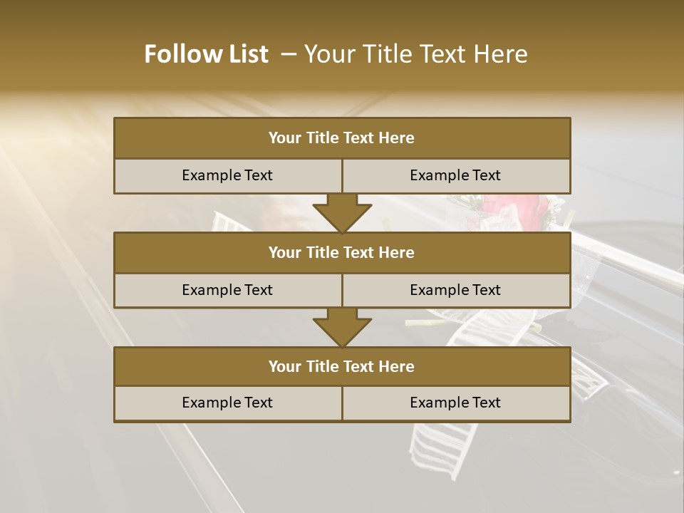 Rose Evening Door PowerPoint Template