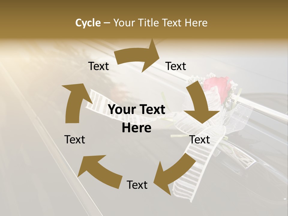 Rose Evening Door PowerPoint Template