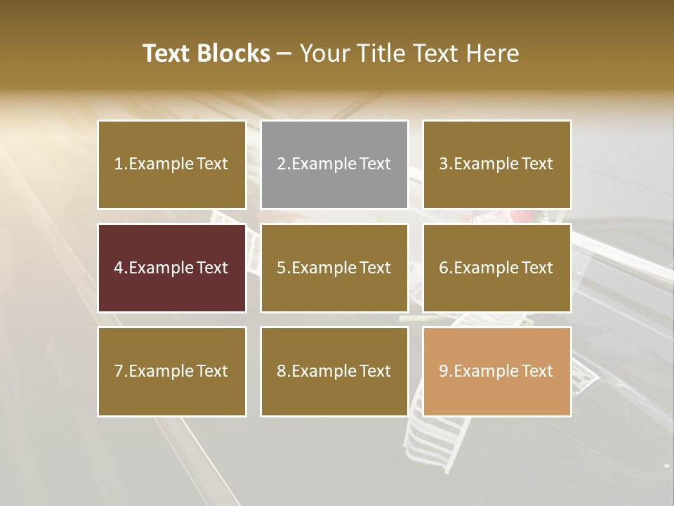 Rose Evening Door PowerPoint Template