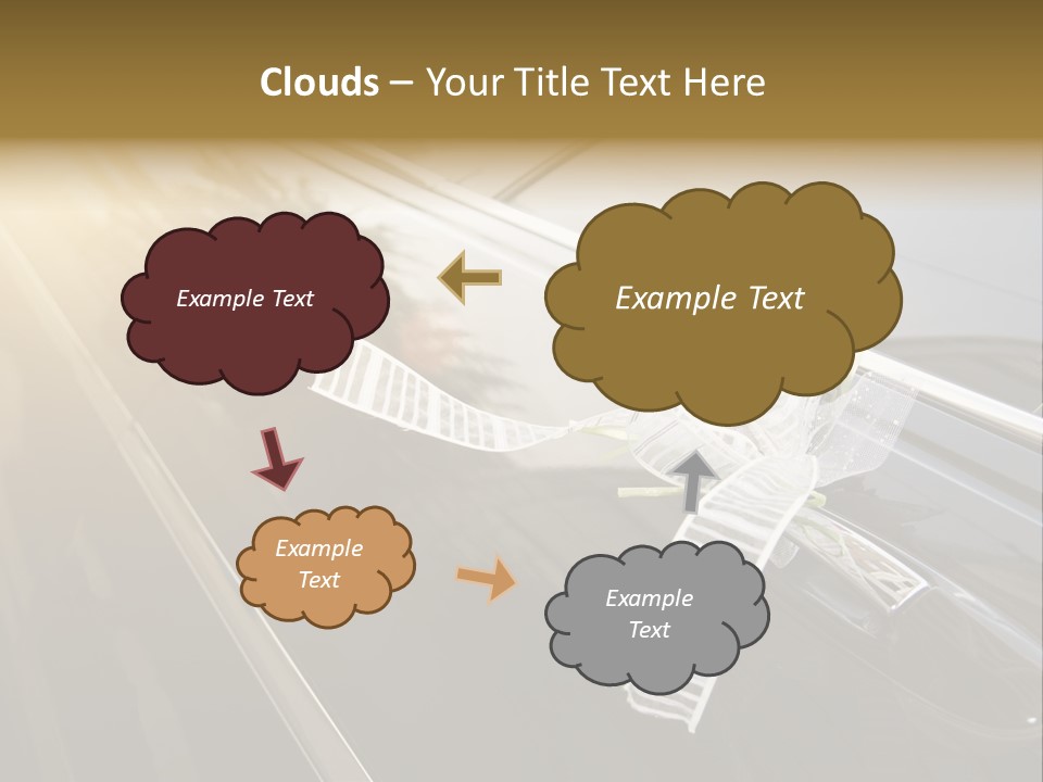 Rose Evening Door PowerPoint Template