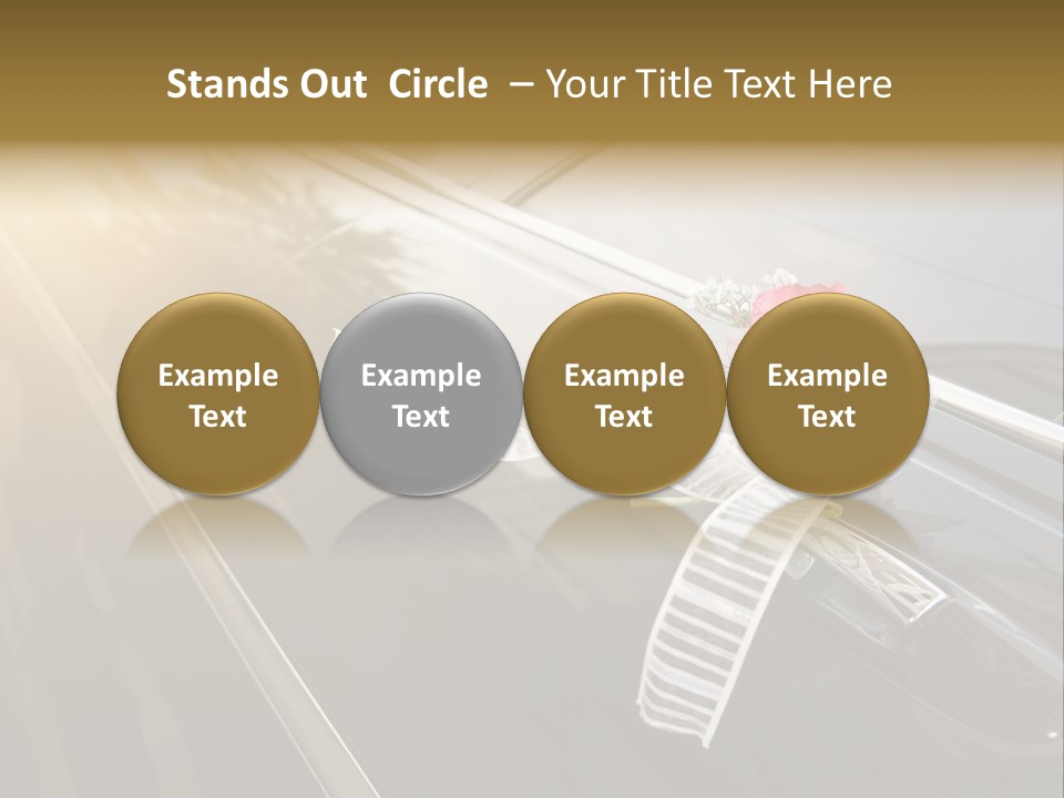 Rose Evening Door PowerPoint Template