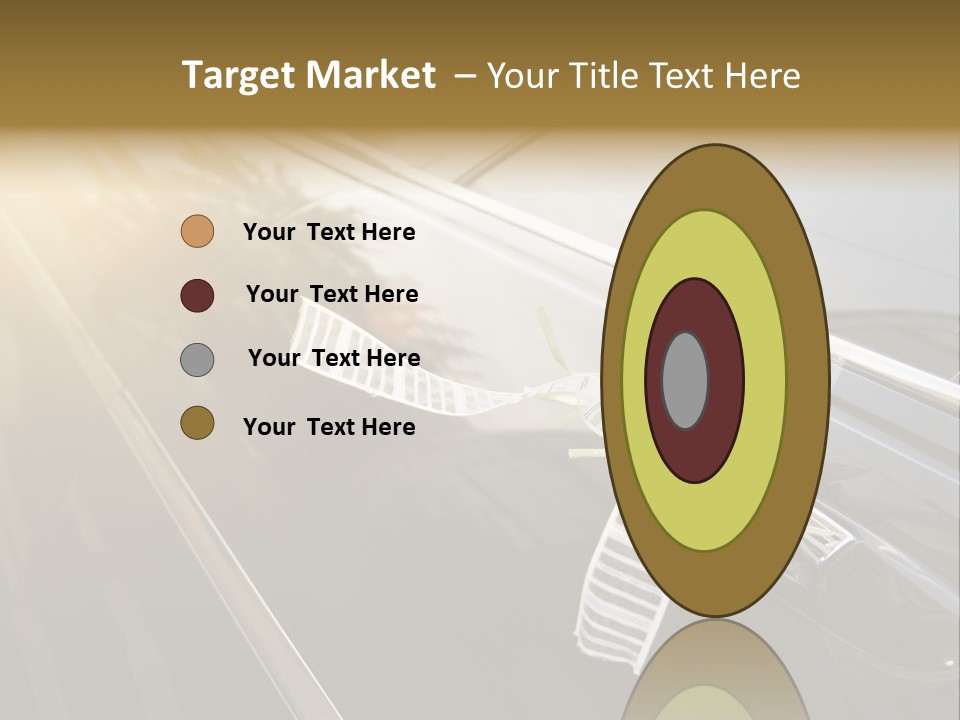 Rose Evening Door PowerPoint Template