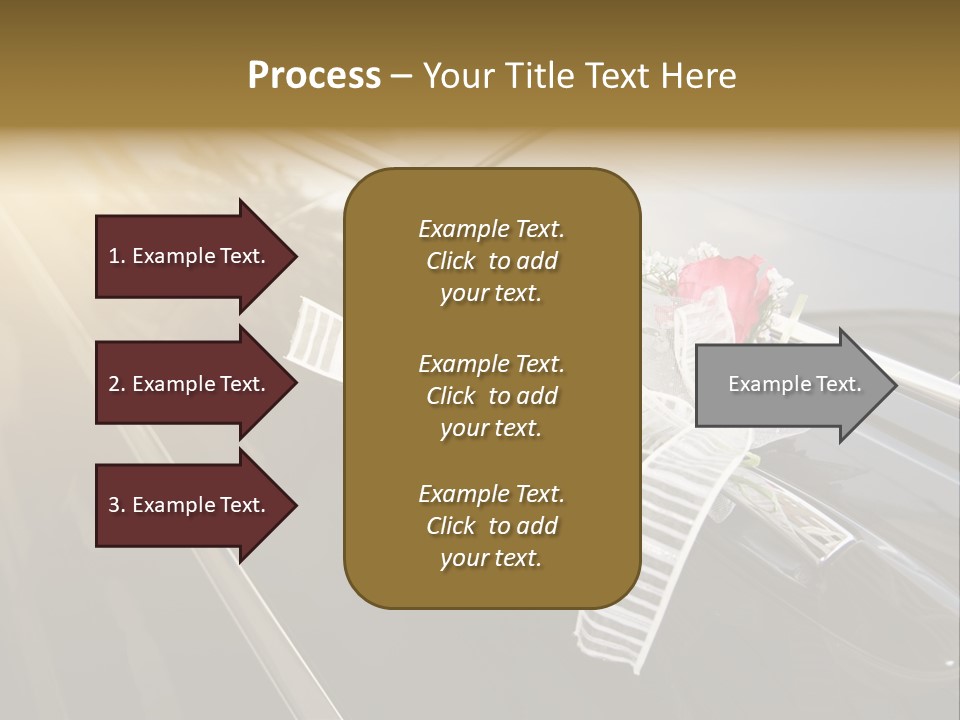 Rose Evening Door PowerPoint Template