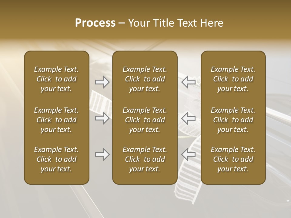 Rose Evening Door PowerPoint Template