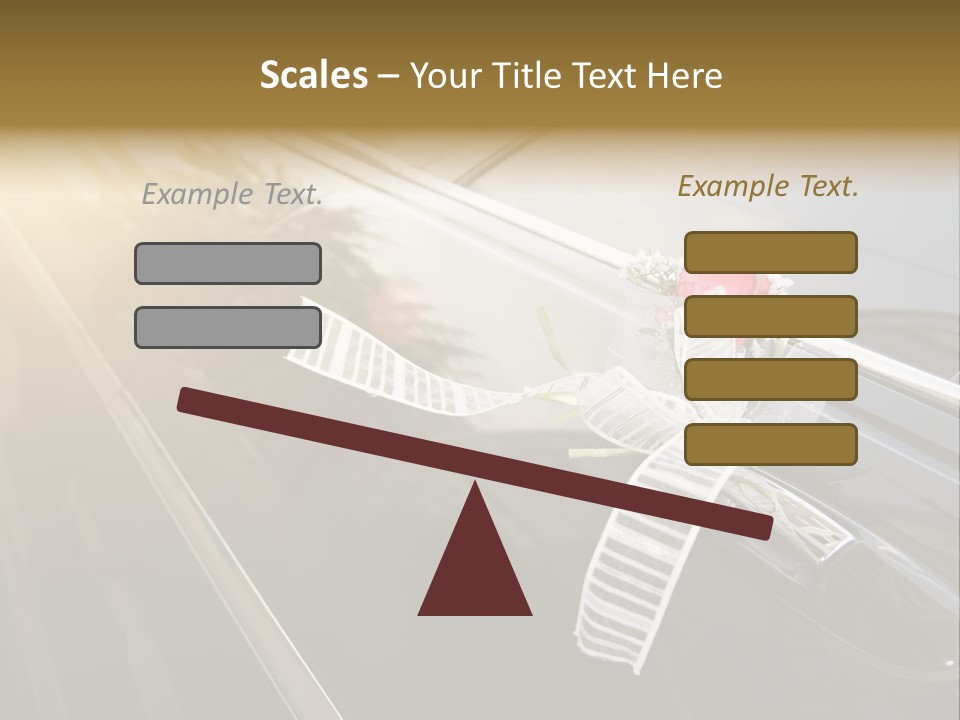 Rose Evening Door PowerPoint Template