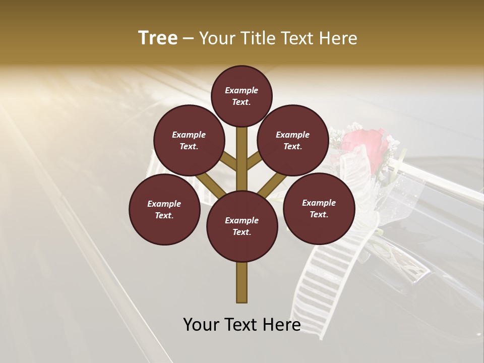 Rose Evening Door PowerPoint Template