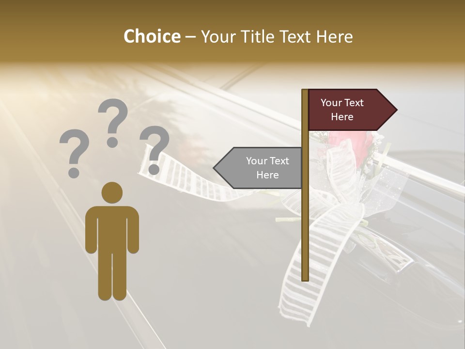 Rose Evening Door PowerPoint Template