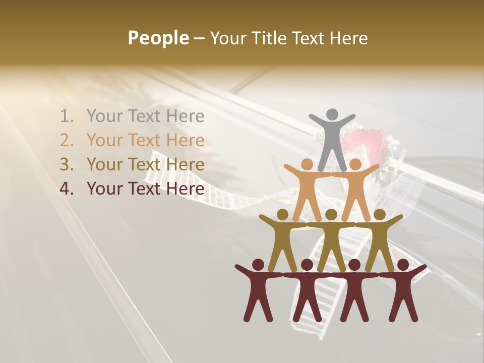 Rose Evening Door PowerPoint Template