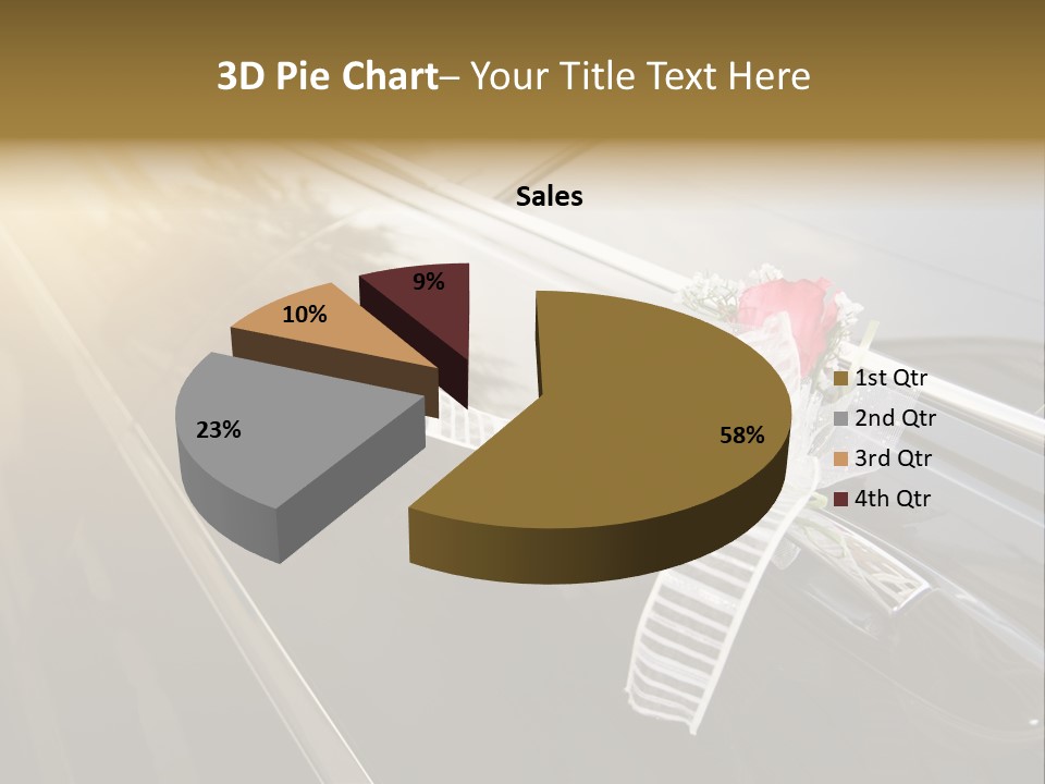 Rose Evening Door PowerPoint Template